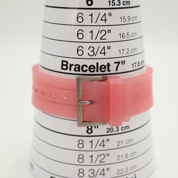 Boccia Titanium Swiss Womens Rectangle 23mm Watch Translucent Pink w New Battery main image 10